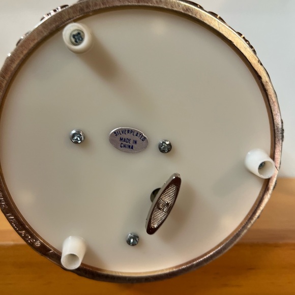 Silverplated Christmas Musical Ball - Picture 5 of 8